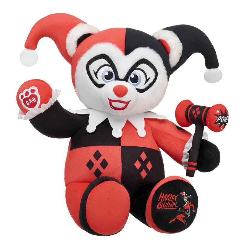 Classic Harley Quinn™ Teddy Bear - Online Exclusive - Build-A-Bear Workshop Australia